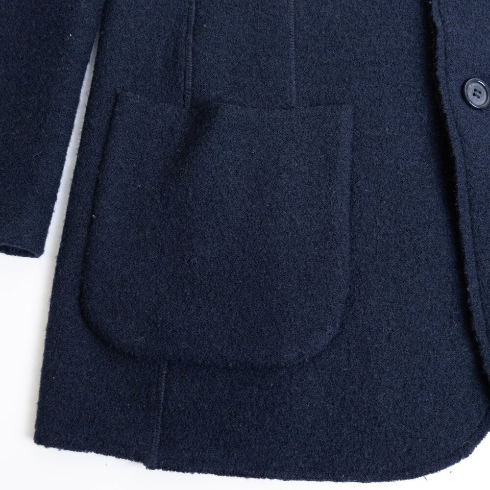 SAND Copenhagen Navy 100% Wool Soft Structured Blazer Jacket 40R (IT 50) - Picture 7 of 14